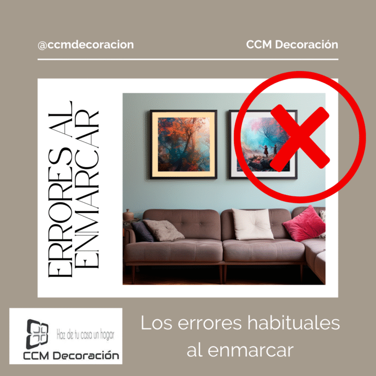 Error enmarción