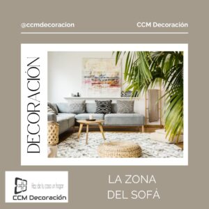 Decorar zona del sofá