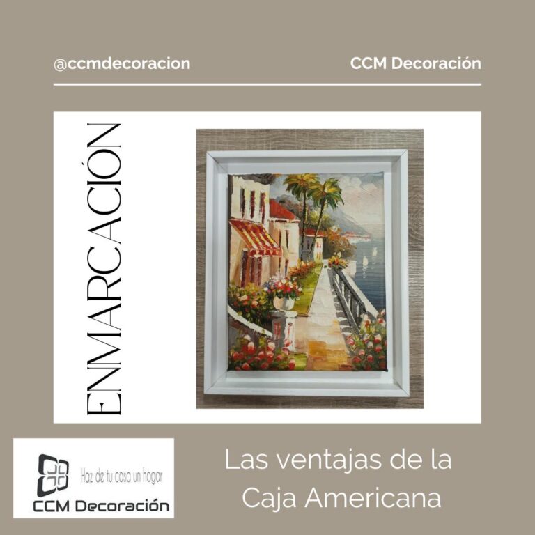 Enmarcación en Caja Americana