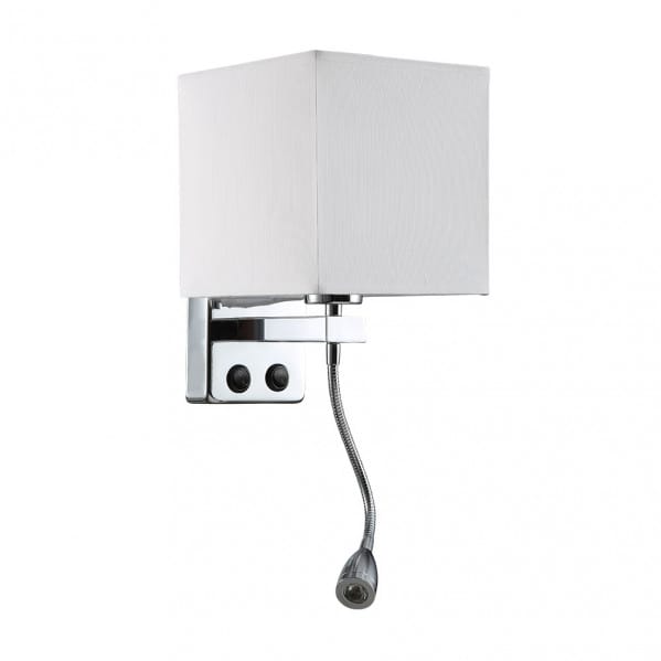 aplique-1x2w-4000k-1xe27-stephen-cromo-pantalla-blanca-100lm-17x17x17cm-doble-encendido.jpg Aplique 3w 4000k+1xe27 Stephen Cromo/pantalla Blanca 285lm 38x17x20cm Doble Encendido