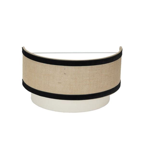 aplique-cornalina-1xe27-beis-negro-30d.jpg Aplique Cornalina 1xe27 Beis/negro 17,5x30x16cm