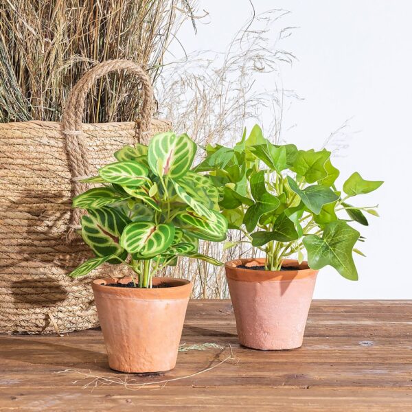 PLANTA HOJAS VERDES ARTIF. 22X22X22CM