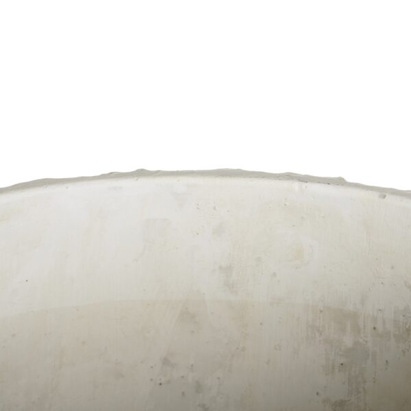 MACETERO HOJAS BLANCO JARDIN 22X22X10
