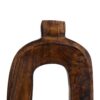 S/3 JARRONES MADERA DE MANGO 17X5X38 CM