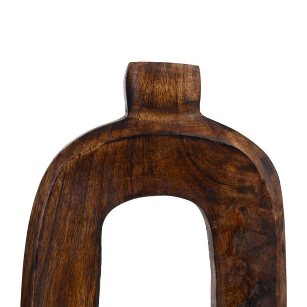 S/3 JARRONES MADERA DE MANGO 17X5X38 CM