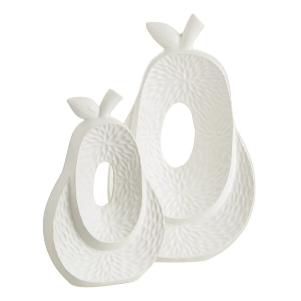 FIGURA PERA BLANCO 20X7X32