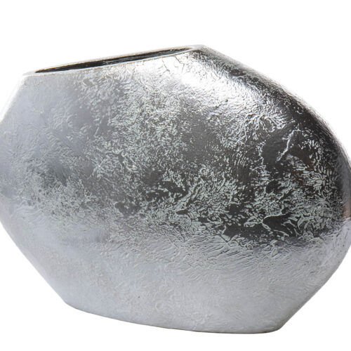 JARRON PLATA OVAL 39X10X25