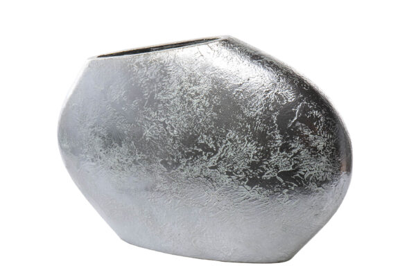 JARRON PLATA OVAL 39X10X25