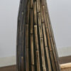 JARRON BAMBU LACADO NEGRO 50 CMS.