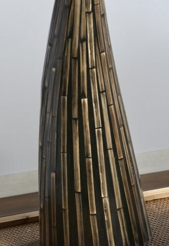 JARRON BAMBU LACADO NEGRO 50 CMS.