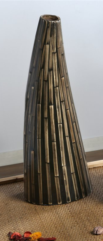 JARRON BAMBU LACADO NEGRO 50 CMS.