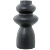 JARRON CERAM ABST 32CM NEGRA O17X32CM