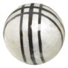 BOLA NACAR BLANCO/NEGRO 10 CM