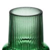 JARRON VERDE VIDRIO 10X10X15