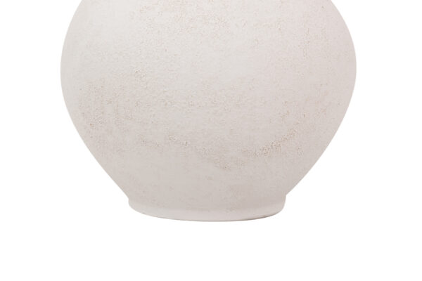 FLORERO CERAMICA BLANCO 19X19X36 CM