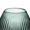 JARRON VERDE VIDRIO 23X23X23 CM