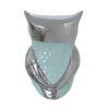 FIGURA BUHO CERAM VERDE/PLAT 10X9X14CM