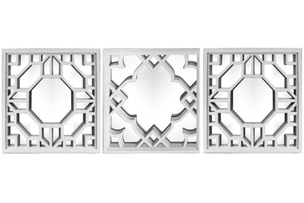 ESPEJO CUADRADO PLATA 25