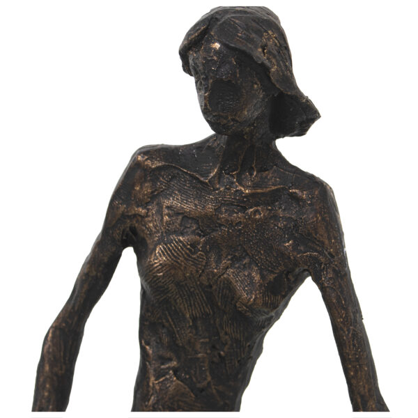 FIGURA RES FAMILIA DORADO 26X12X33CM