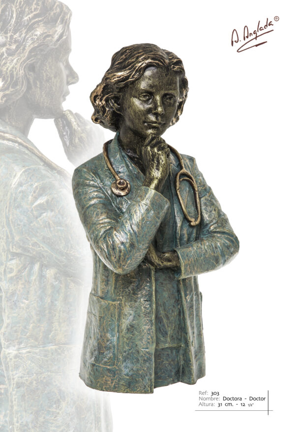 Escultura Doctora - A. Anglada