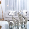 FIGURA RES ELEFANTE PLAT/ESP 11X6X16CM
