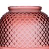 JARRON ROSA VIDRIO 19X19X19 CM