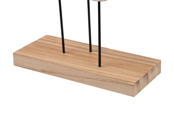 ESCULTURA MADERA DIANAS 25X11X41 CM