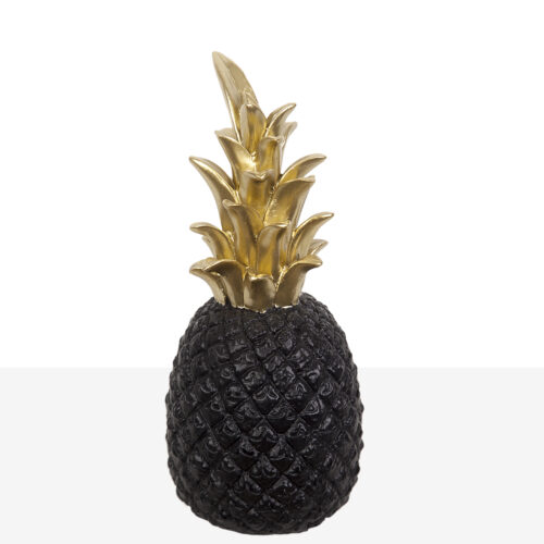 PIÑA NEGRO/DORADO 8X8X21