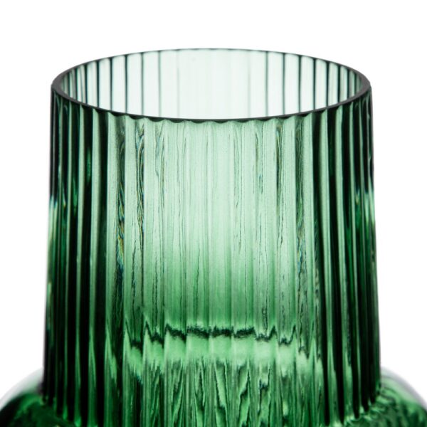 JARRON VERDE VIDRIO 17X17X23