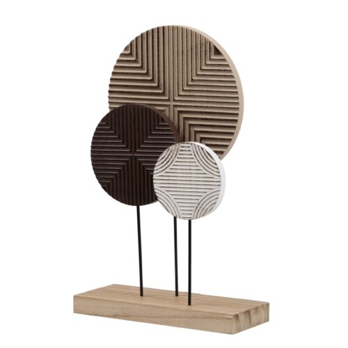 ESCULTURA MADERA DIANAS 25X11X41 CM