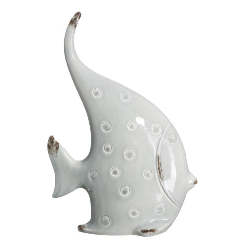 FIGURA PEZ GRIS 23X10X33