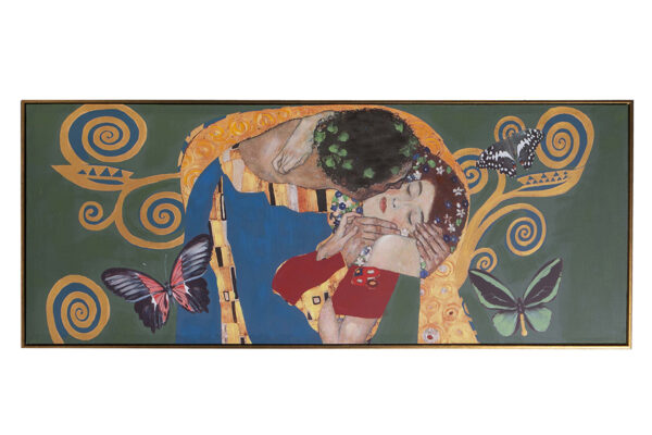 EL BESO KLIMT 90%P.MANO C/MARCO 150x5x60