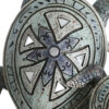 FIGURA TORTUGA GRIS-PLATA 20X15X6