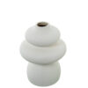 JARRON CERAM ABST CREMA RUGOSA O18X25CM