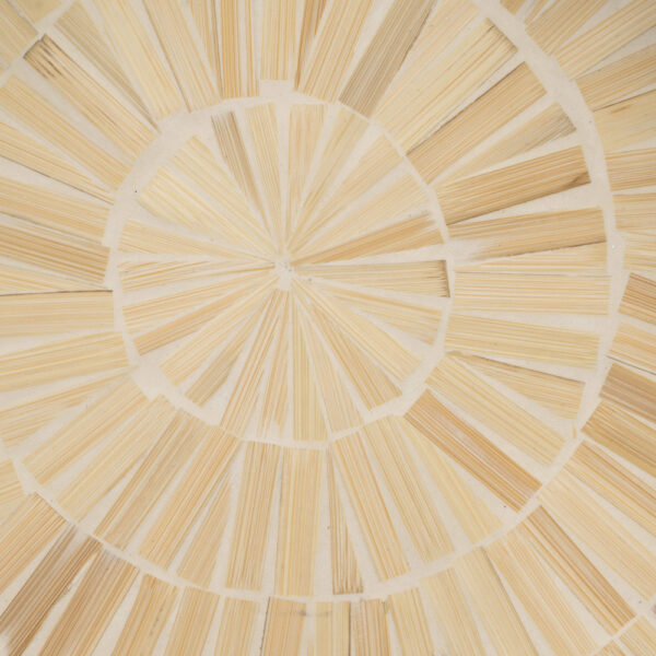 BANDEJA BEIGE BAMBU MDF 35X35X5 CM