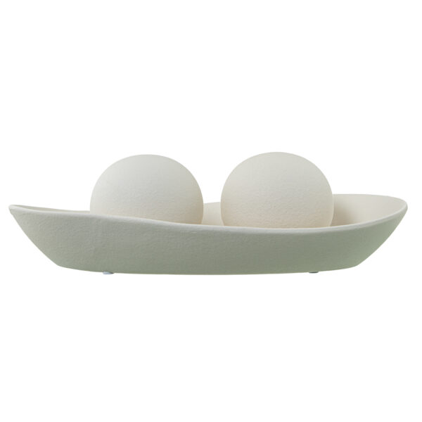 BOLA CERAMICA 10CM CREMA O10CM