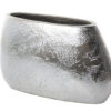 JARRON PLATA ASIMETRICO 29X11X17