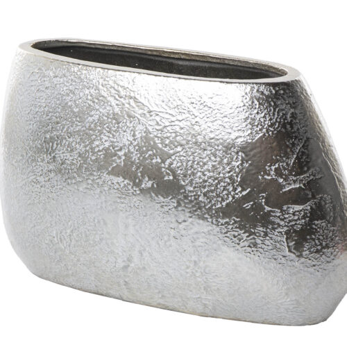JARRON PLATA ASIMETRICO 29X11X17