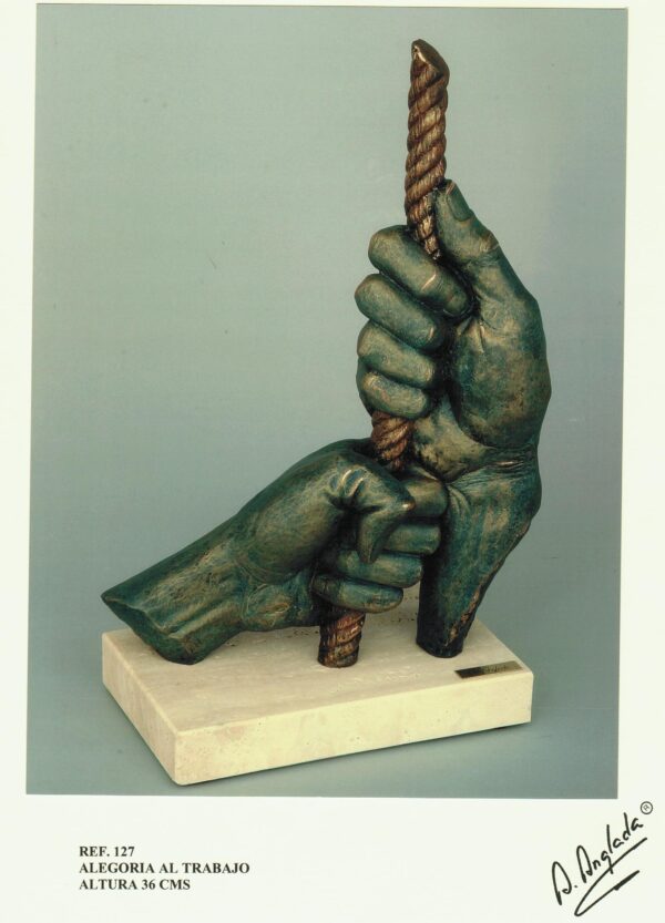 Escultura Alegoría al trabajo - A. Anglada