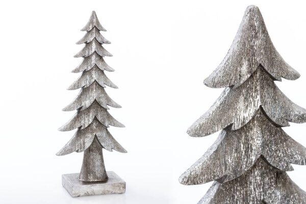 ARBOL DECORATIVO PLATA 21X12X50