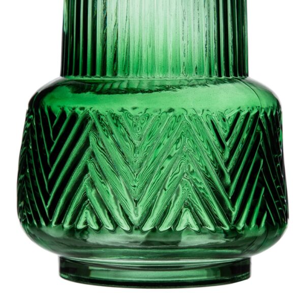 JARRON VERDE VIDRIO 17X17X23