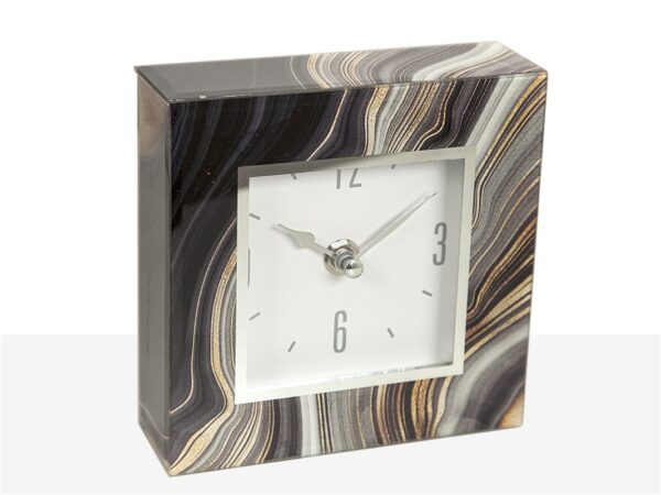 RELOJ SOBREMESA VIDRIO NOCHE 14X4X14