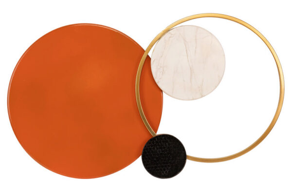 PANEL METALICO NARANJA 90x3x55 CM