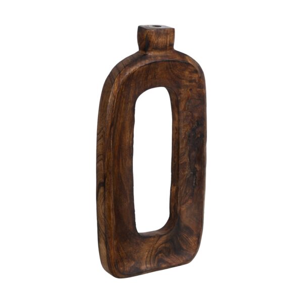 S/3 JARRONES MADERA DE MANGO 17X5X38 CM