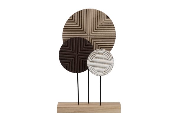 ESCULTURA MADERA DIANAS 25X11X41 CM