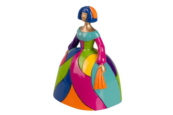 MENINA POP ART 15X13X20 CM