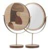 ESPEJO TOCADOR MADERA MOD 1 22X10X32