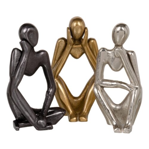 FIGURA HOMBRE ALUMINIO 20X20X10
