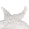 FIGURA ESTRELLA BLANCO RESINA 24X24X5 CM