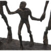 FIGURA RES FAMILIA DORADO 26X12X33CM